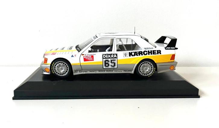 Solido – 1:18 – Mercedes-Benz 190E Evo2 – Michael Schumacher, Hobby en Vrije tijd, Modelauto's | 1:18, Zo goed als nieuw, Auto
