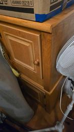 Houten Nachtkastje met Deur, Antiek en Kunst, Ophalen