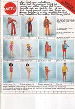 Retro reclame 1971 Mattel Barbie pop & Ken Skipper Francie, Ophalen of Verzenden