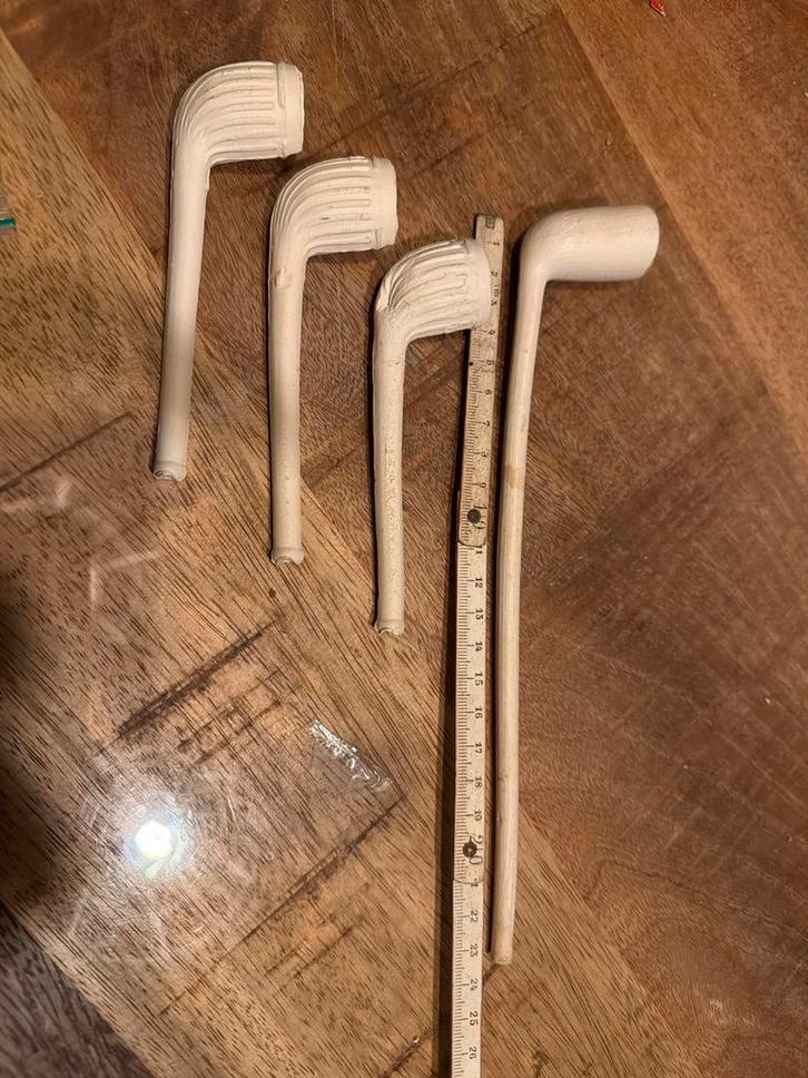 Set van 4 Goudse Kleipijpen, Antiek en Kunst, Antiek | Overige Antiek, Ophalen of Verzenden