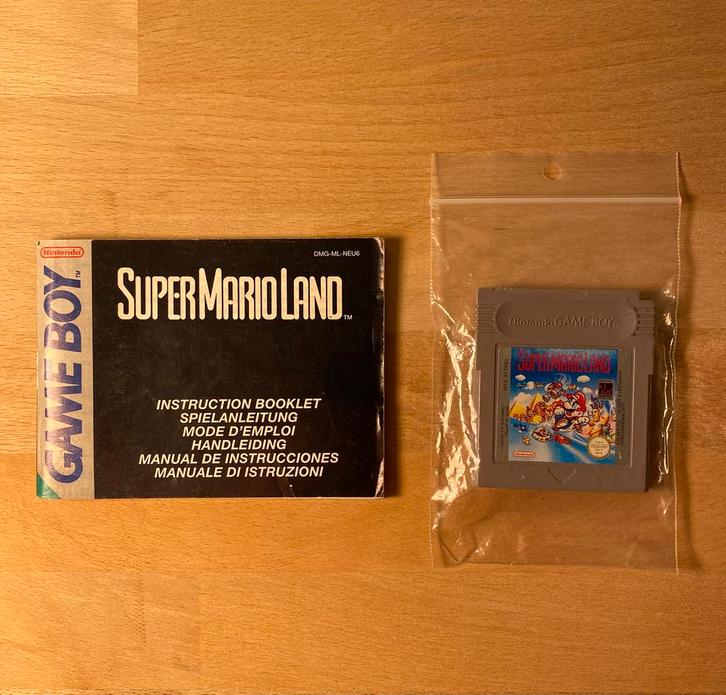 Nintendo Gameboy: Super Mario Land, Spelcomputers en Games, Games | Nintendo Game Boy, Zo goed als nieuw, 1 speler, Vanaf 3 jaar