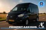 Ford Transit Custom Rolstoelbus (2023) Airco | Cruise | 4 Pe, Voorwielaandrijving, Gebruikt, Zwart, 4 cilinders