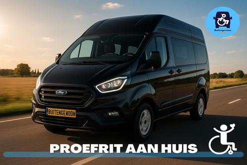 Ford Transit Custom Rolstoelbus (2023) Airco | Cruise | 4 Pe, Auto's, Bestelauto's, Bedrijf, Te koop, Aangepast voor mindervaliden