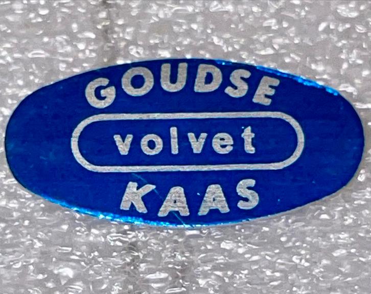 4 Vintage Goudse Kaas Speldjes, Verzamelen, Speldjes, Pins en Buttons, Gebruikt, Ophalen of Verzenden