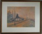 Schilderij Boerderij bij Zwolle Westerveld incl. lijst, Ophalen, Gebruikt, Oorspronkelijke maker, Schilderij