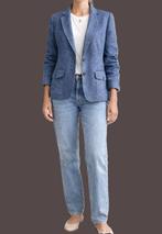 Massimo Dutti linnen blazer maat 38/40, Kleding | Dames, Maat 38/40 (M), Massimo Dutti, Blauw, Ophalen of Verzenden