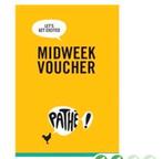 Pathe bioscoop voucher twv 12,5 euro voor 7,5 euro, Eén persoon, Niet van toepassing, Vrijkaartje alle films