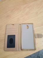 MOET NU WEG!!! GOUD HOESJE FLIPCOVER NOKIA TA1032 SMARTPHONE, Ophalen of Verzenden, Gebruikt, Hoesje of Tasje