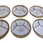 Set vintage gourmet borden Buckeburg, Overige materialen, Gebruikt, Buckeburg, Onbekend