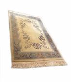Chinees tapijt - vloerkleed wol vintage creme kleed 205x125, Huis en Inrichting, Stoffering | Tapijten en Kleden, Gebruikt, 100 tot 150 cm