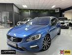 Volvo V60 2.0 D4 191PK R-DESIGN STANDKACHEL LEER TREKHK, Auto's, Euro 6, 4 cilinders, 1969 cc, Blauw