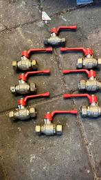 8 kogelkranen, Ophalen of Verzenden, Gebruikt, Rvs, Overige typen