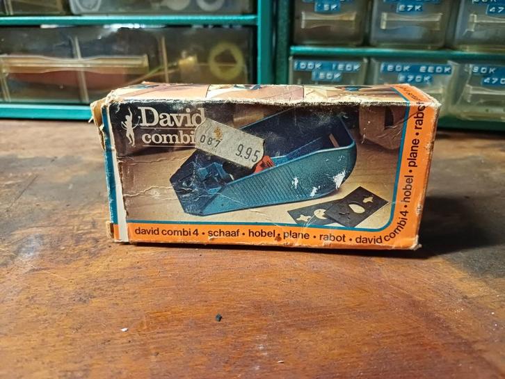 Vintage David Combi 4 Schaaf, Antiek en Kunst, Antiek | Gereedschap en Instrumenten, Ophalen of Verzenden