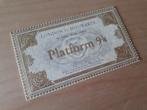 platform 9 3/4 ticket Harry Potter, Ophalen of Verzenden, Nieuw, Replica