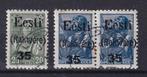 X176)  1941 Eesti (Rakwere) 3x Duitse bez opdruk geen gar, Ophalen of Verzenden, Duitse Keizerrijk, Gestempeld