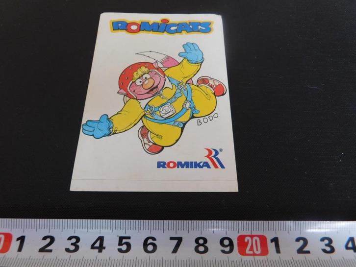 sticker ROMICATS  BODO  Romika, Verzamelen, Stickers, Zo goed als nieuw, Ophalen