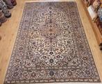 Vintage handgeknoopt perzisch tapijt kashan 314x210, Info@SlatsAntiek.nl, Crème, Gebruikt, Perzisch