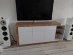 Modern Dressoir/TV Meubel, Ophalen, 150 tot 200 cm, Zo goed als nieuw, Eikenhout