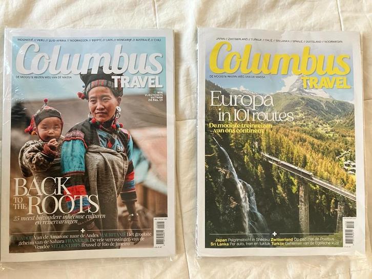 Columbus Travel 142 en 143, Boeken, Tijdschriften en Kranten, Nieuw, Sport en Vrije tijd, Ophalen of Verzenden