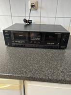 JVC Dubbel cassettedeck TD-W303 . Getest en service gehad ., Ophalen of Verzenden, JVC, Auto-reverse