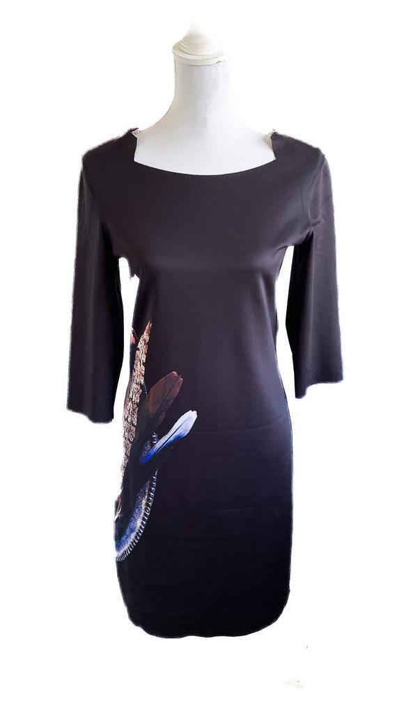 Mooie jurk van Lizzy & Coco S, Kleding | Dames, Jurken, Gedragen, Maat 36 (S), Overige kleuren, Knielengte, Ophalen of Verzenden