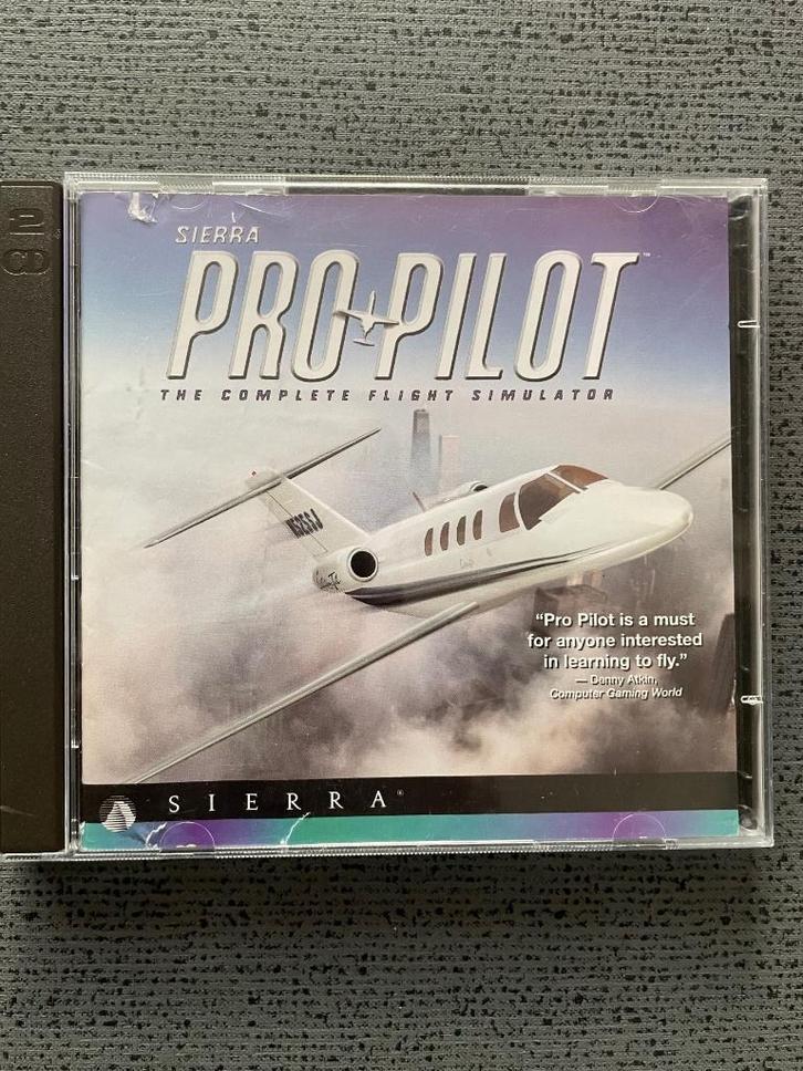 Pro-Pilot – Complete Flight Simulator 2x CD-Rom, Spelcomputers en Games, Games | Pc, Gebruikt, 1 speler, Vanaf 3 jaar, Eén computer