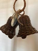 Kerstklokjes Rustic Rattan., Diversen, Kerst, Ophalen of Verzenden, Zo goed als nieuw