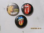button rolling stones in 1 koop (354), Verzamelen, Speldjes, Pins en Buttons, Ophalen of Verzenden, Gebruikt, Overige onderwerpen