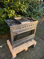 BORETTI GASFORNUIS RVS/ SCHOON/BEZORGEN, Witgoed en Apparatuur, Fornuizen, 60 cm of meer, Ophalen of Verzenden, Zo goed als nieuw