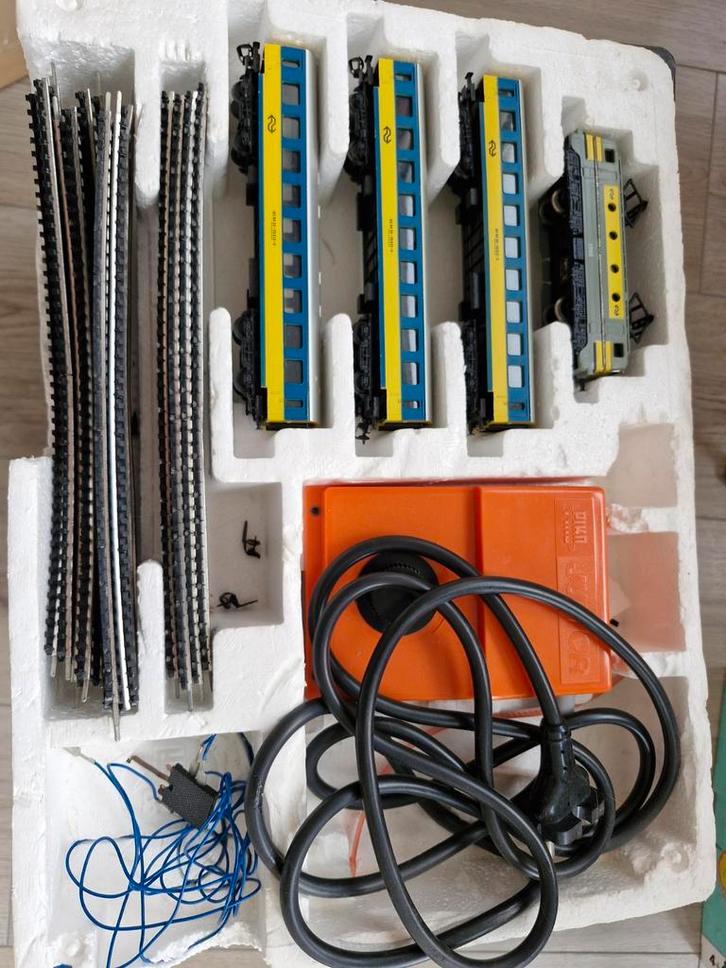 Berliner TT Bahnen Treinset - Compleet. Accu niet ok, Hobby en Vrije tijd, Modeltreinen | H0, Gebruikt, Treinset, Gelijkstroom