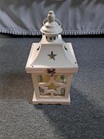 Leuke kerst lantaarn met kaars verlichting, Huis en Inrichting, Woonaccessoires | Kandelaars en Kaarsen, Ophalen, Zo goed als nieuw