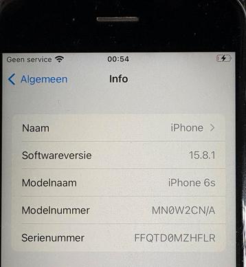 iPhone 6S beschikbaar voor biedingen