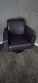 Prachtige paarse stoel, Ophalen of Verzenden, Minder dan 75 cm, Leer, 50 tot 75 cm