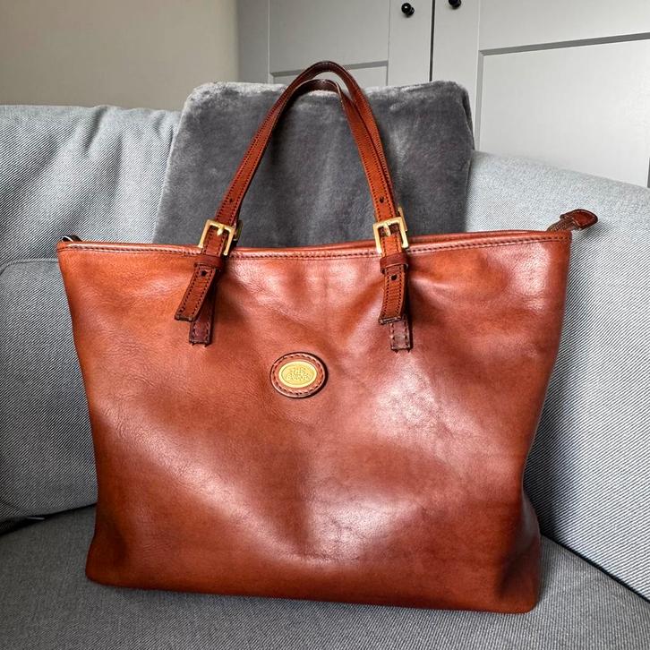 THE BRIDGE Story Shopper Donna, In TOP Conditie!, Sieraden, Tassen en Uiterlijk, Tassen | Damestassen, Gebruikt, Shopper, Bruin