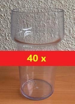 Feestje? Mepal kunststof bierglazen!, Caravans en Kamperen, Kampeeraccessoires, Zo goed als nieuw, Ophalen of Verzenden