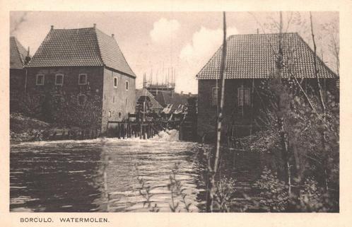 Borculo, Watermolen  129492, Verzamelen, Ansichtkaarten | Nederland, Ongelopen, Gelderland, Verzenden