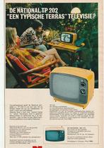 retro reclame 1972 National 's-Hertogenbosch terras TV, Verzenden, Overige typen