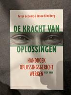 De kracht van oplossingen - Peter de Jong, Ophalen of Verzenden, Alpha, Zo goed als nieuw, HBO