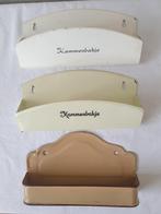 3 vintage emaille kammenbakjes., Ophalen of Verzenden