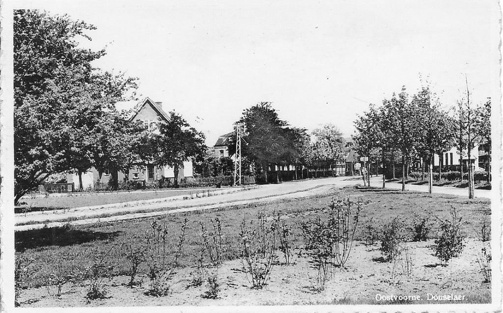 Oostvoorne  Donselaer., Ophalen of Verzenden, 1940 tot 1960, Ongelopen, Zuid-Holland