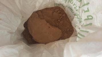 Leemstuk claytec 5 zakken ca 15.kg per zak fijnstuk en grov beschikbaar voor biedingen