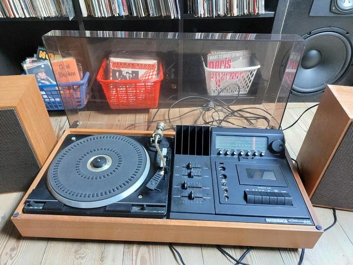 Wifona Columbia Deluxe Platenspeler, Audio, Tv en Foto, Stereo-sets, Zo goed als nieuw, Cassettedeck, Speakers, Overige merken