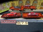 075=Marklin 4423 met auto beladen wagens.  710, Hobby en Vrije tijd, Modeltreinen | H0, Wisselstroom, Gebruikt, Locomotief, Ophalen of Verzenden