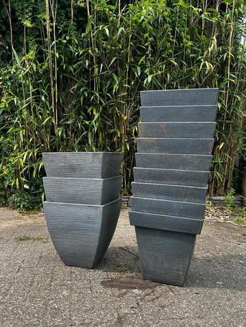 Kunststof Bloempotten - Vierkant 40cm - beschikbaar voor biedingen