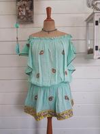 Miss June Sienna Strandjurk Aqua met Kaartje  🍂🍂🍂, Kleding | Dames, Nieuw, Verzenden, Blauw, Boven de knie