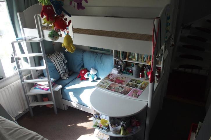 Mooie en degelijke hoogslaper, Kinderen en Baby's, Kinderkamer | Stapelbedden en Hoogslapers, Zo goed als nieuw, Hoogslaper, Ophalen