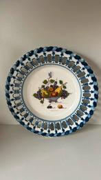 Prachtig oud Wandbord Makkum, Antiek en Kunst, Antiek | Wandborden en Tegels, Ophalen of Verzenden
