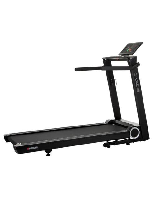 Hammer Q. Vadis 10.0 Treadmill | Loopband, Sport en Fitness, Fitnessmaterialen, Nieuw, Overige typen, Armen, Benen, Borst, Buik