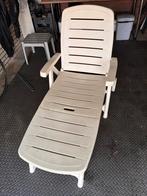 Flair Zonnebed - Verstelbaar & Verrijdbaar, Tuin en Terras, Ophalen, Gebruikt, Kunststof, Verstelbaar