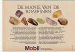 Retro reclame 1971 Mobil tankstation spaaractie edelstenen, Verzamelen, Retro, Verzenden, Overige typen